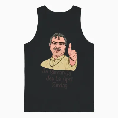 Ja Simran Ja Unisex Tank Top - Black