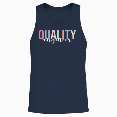 Quality Engineer Engineering Quality Assurance Qa Unisex Tank Top - Navy