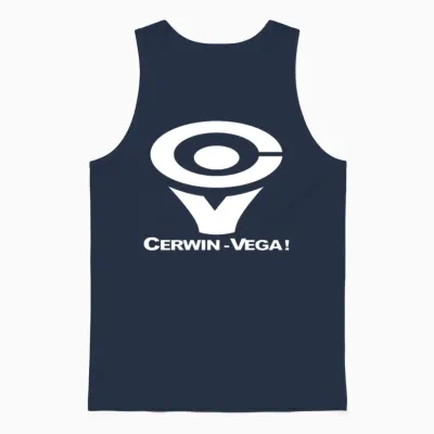Cerwin Vega Unisex Tank Top - Navy