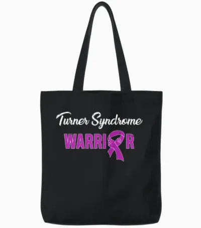 Turner Syndrome Warrior Tote Bags - Black