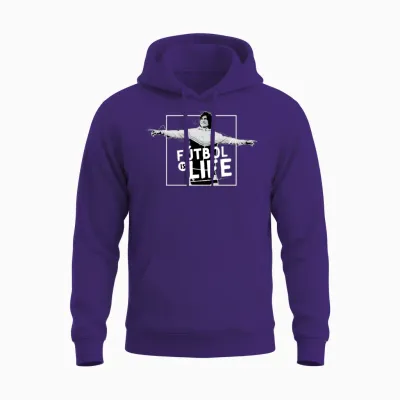 Ted Lasso Fútbol Is Life with Dani Rojas Unisex Hoodie - Purple