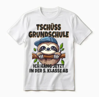 4. Grundschule 5. Klasse Realschule Gymnasium Abschluss 2026 Unisex T-Shirt - White