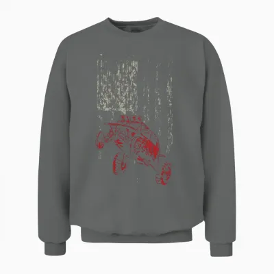 Dune Buggy Usa Grunge Unisex Sweatshirt - Graphite Heather