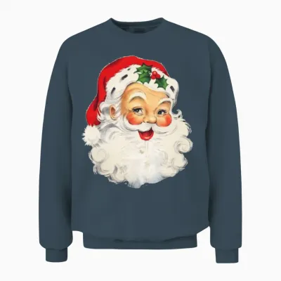 Santa Claus Unisex Sweatshirt - Dark Heather