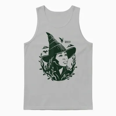 Wicked: for Good Elphaba Gauze Unisex Tank Top - Ash