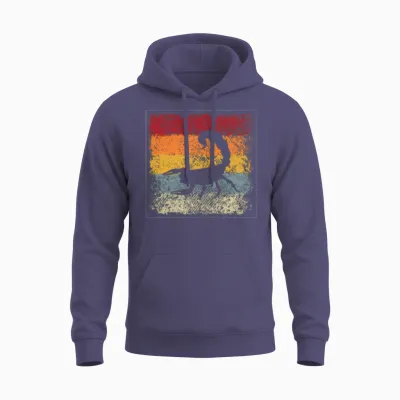 Scorpio Retro Unisex Hoodie - Heather Sport Dark Navy