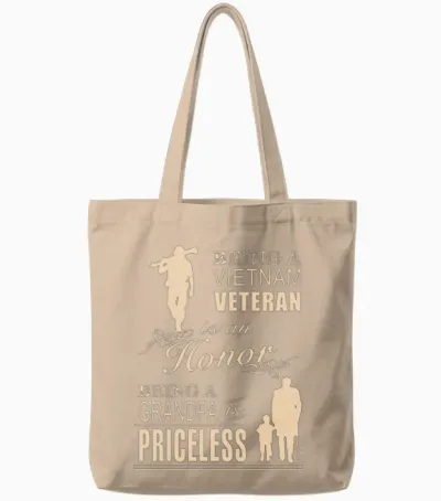 Vietnam War - Being a Grandpa Viet Nam Veteran S Tote Bags - Natural