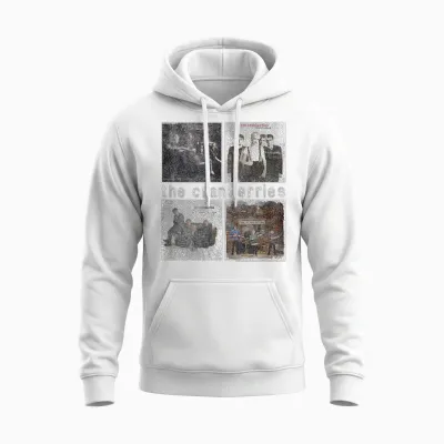 The Cranberries Distressed Album Covers Vintage Band Unisex Hoodie - White