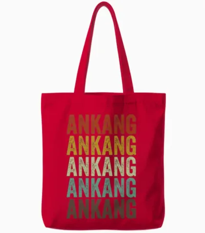 Ankang China Retro Vintage Tote Bags - Red