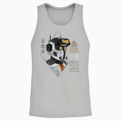 Star Wars the Bad Batch Tech Different by Design Unisex Tank Top - Ash