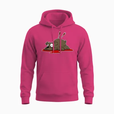 Funny Archery Sticker and Shirt Kilboe Comic Unisex Hoodie - Heliconia