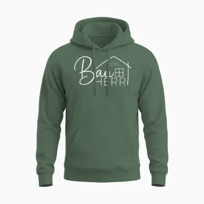 Bauherr 2026 Hausbau Eigene Hausbauer Unisex Hoodie - Military Green