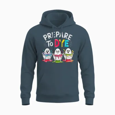 Prepare to Dye Funny Easter for Men Women Retro Men's Easter Unisex Hoodie - Dark Heather