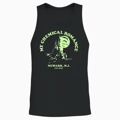 My Chemical Romance Haunted Castle Unisex Tank Top - Black
