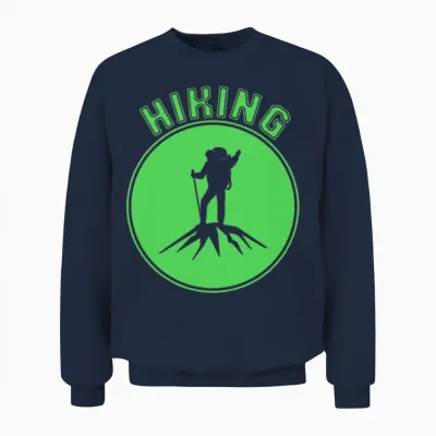 Hiking Unisex Sweatshirt - Navy