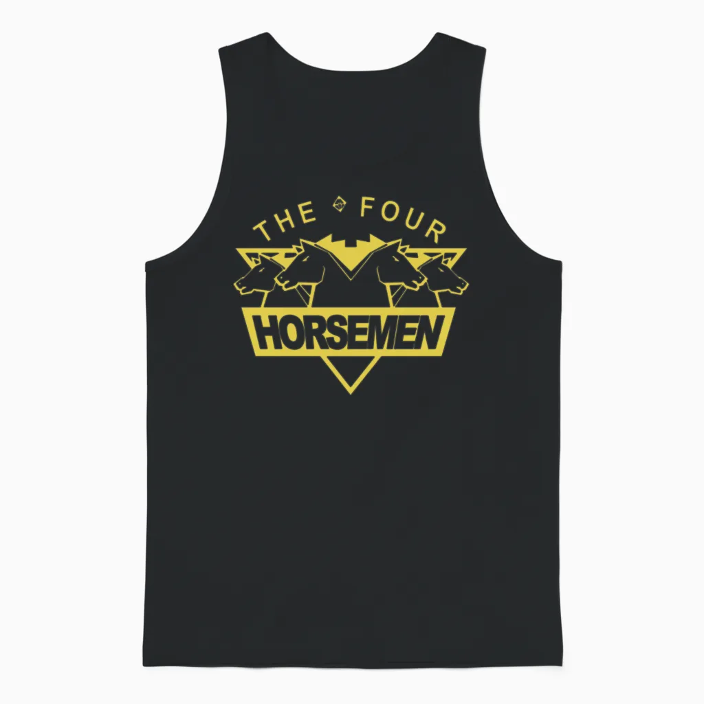 The Four Horsemen Unisex Tank Top in Black