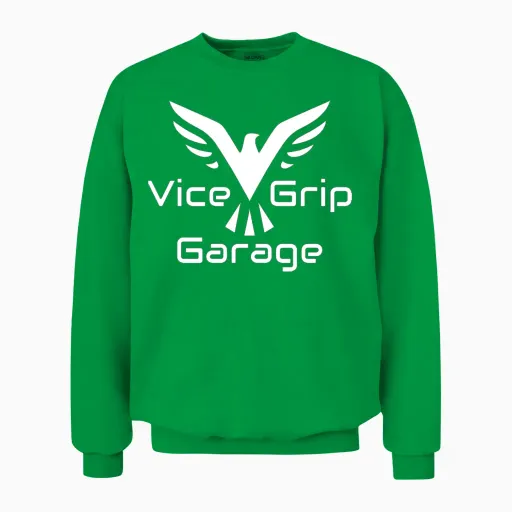 Vice Grip Garage - Mechanics Unisex Sweatshirt in Irish Green