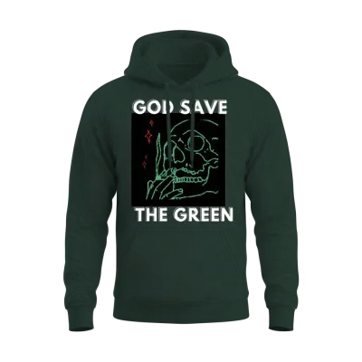 God Save the Green Gift Unisex Hoodie - Forest