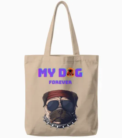 The Boss Dog Tote Bags - Natural