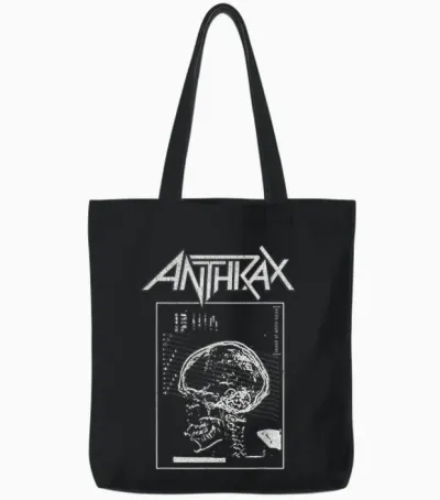 Anthrax – Sound of White Cranberry Tote Bags - Black