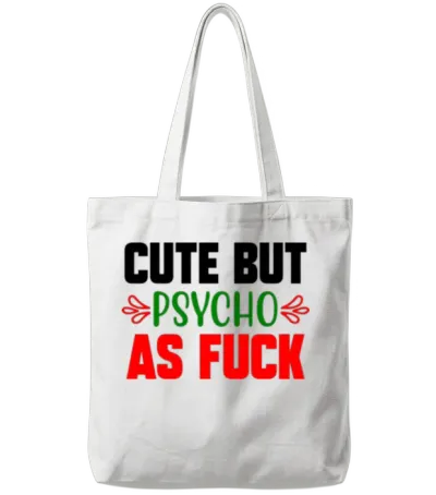 Saying Tote Bags - White