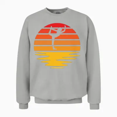 Yoga Retro Unisex Sweatshirt - Ash