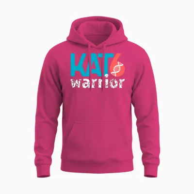 Kat6 Warrior Unisex Hoodie - Heliconia