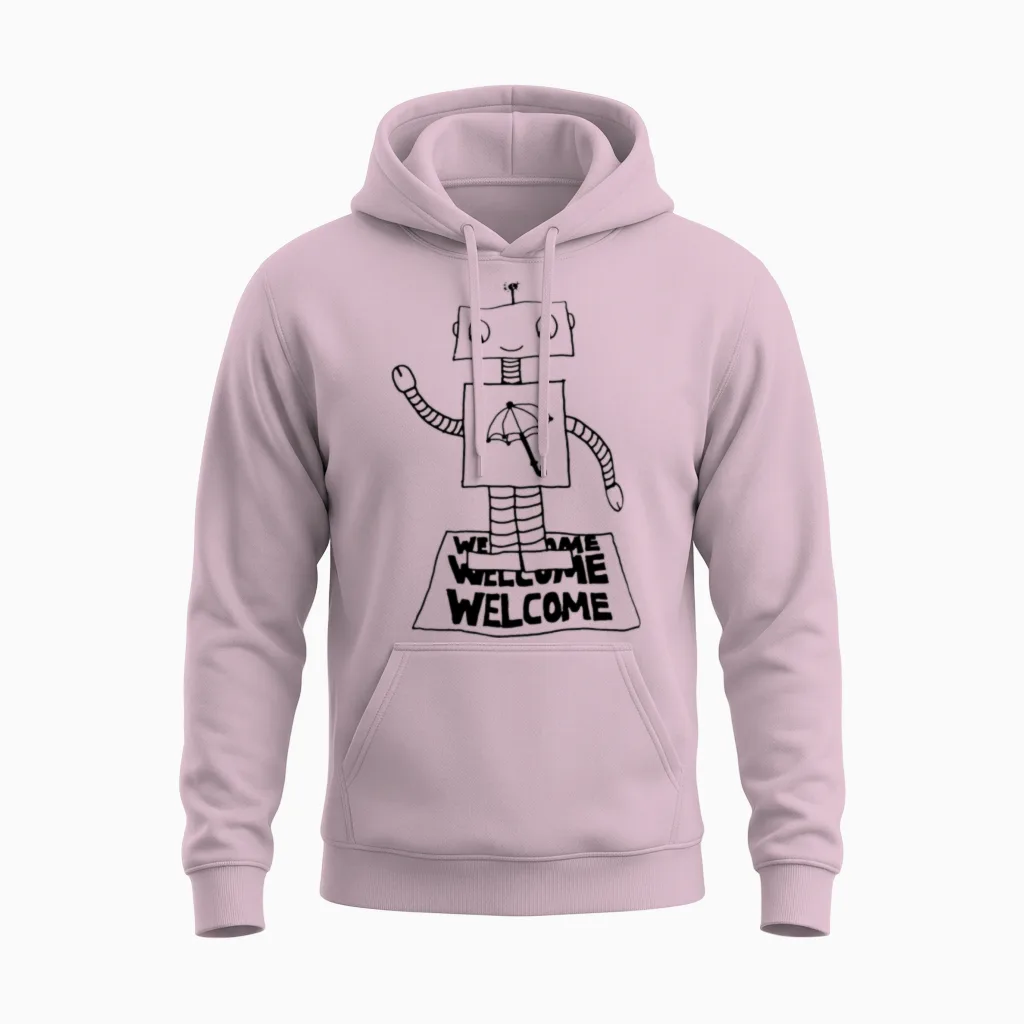 Armchair Expert Merch Unisex Hoodie in Light Pink