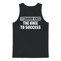 Knee Surgery Recovery New Knee Knee Replacement Unisex Tank Top - Black – 1