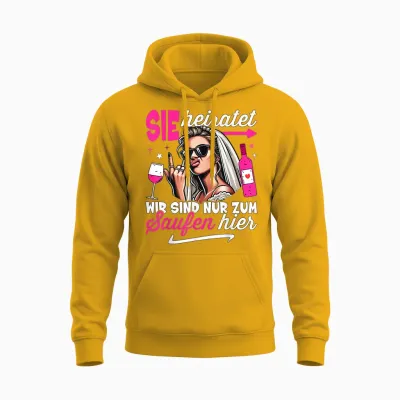 Jga Frauen T-Shirt Polterabend Junggesellenabschied Frauen Unisex Hoodie - Gold