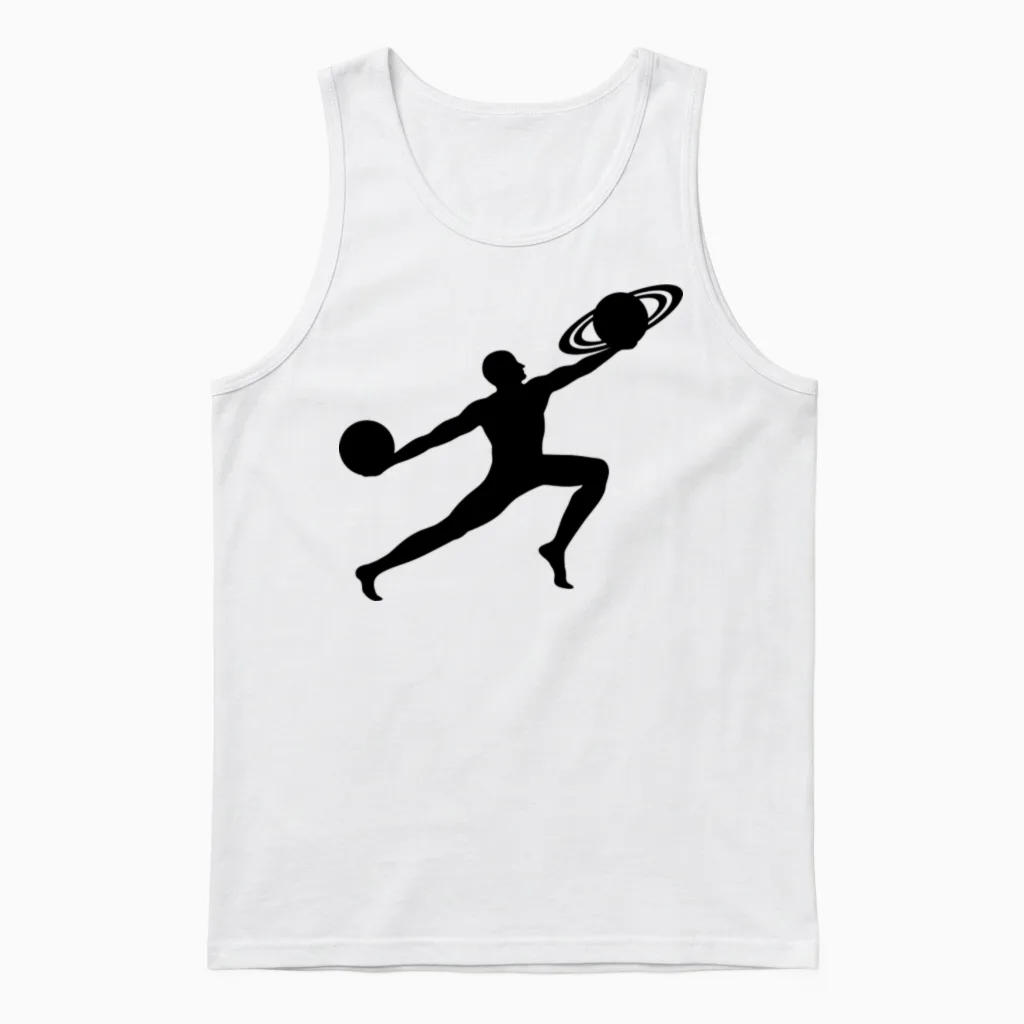 Krschannel Vector Unisex Tank Top in White