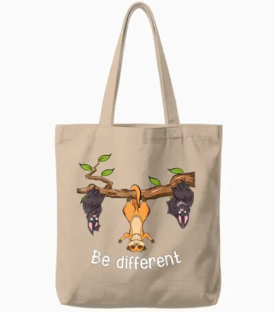 Be Different Erdmännchen Tote Bags - Natural