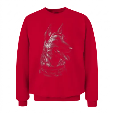 Dog Dogs Dog Lovers Dog Owners Malinois Belga Dog Unisex Sweatshirt - Red