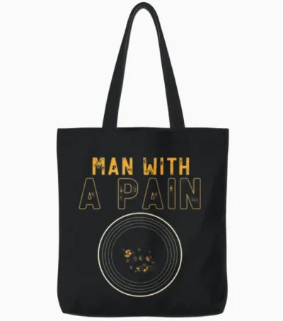 Gold Panning, Gold Digger Tote Bags - Black