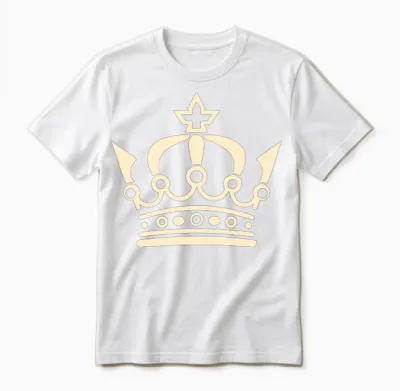 Royal Majesty Crown Unisex T-Shirt - White