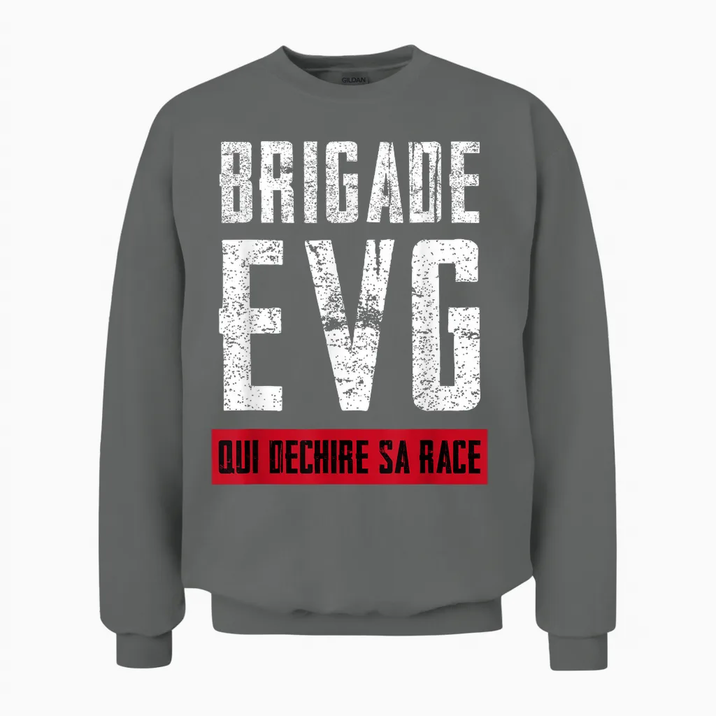 Evg Men's Brigade Evg Fancy Dress Party Boy Life Unisex Sweatshirt in Graphite Heather