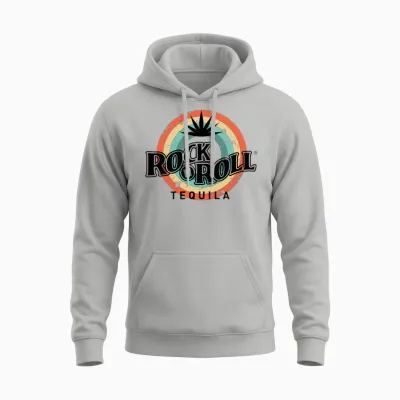 Rock N Roll Tequila Fifth Collection Unisex Hoodie - Ash