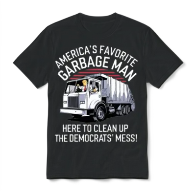 Garbage Man Unisex T-Shirt - Black