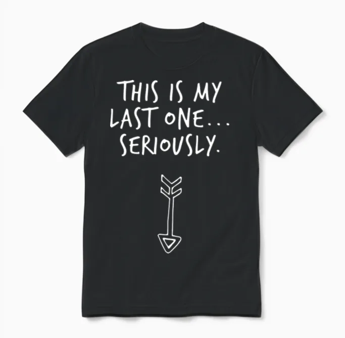 Funny Pregnancy Unisex T-Shirt in Black