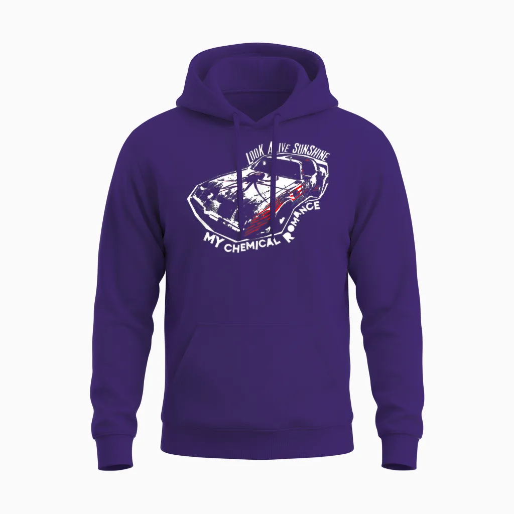 My Chemical Romance Look Alive Sunshine Unisex Hoodie in Purple