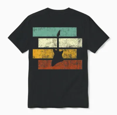 Rock Retro Unisex T-Shirt - Black
