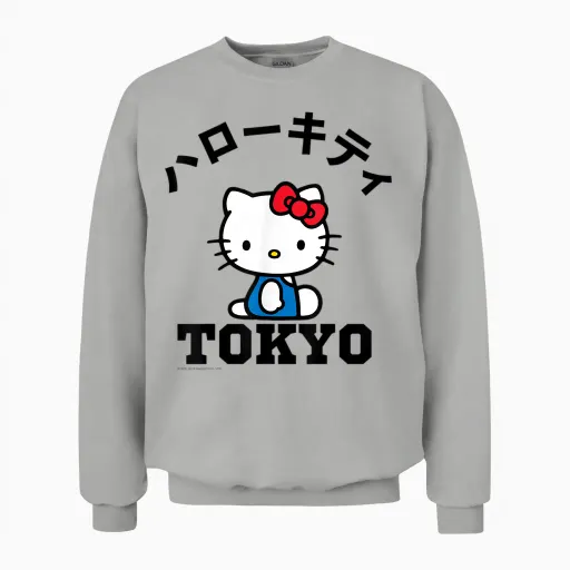 Hello Kitty Tokyo Unisex Sweatshirt - Ash