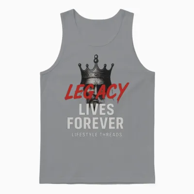 Legacy Tee with Crowned Warrior Design Unisex Tank Top - Sport Grey