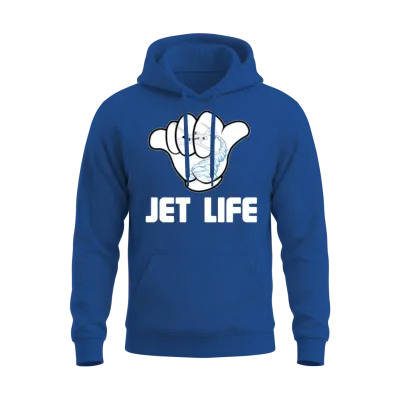 Jet Life. Unisex Hoodie - Royal