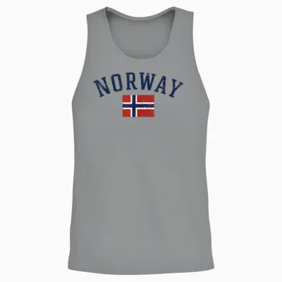 Norway Flag for Men Women Norwegian Scandinavian Pride Norge Unisex Tank Top - Sport Grey