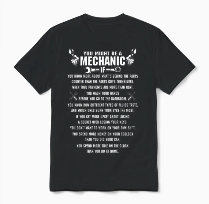 Mechanic Mechanic Mechanical Heart Tattoo Anime Unisex T-Shirt in Black