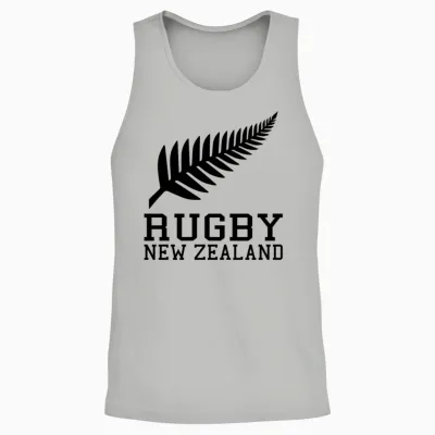 New Zealand Rugby Unisex Tank Top - Ash
