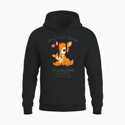Child Future Big Sister 2026 I Will Be Big Sister 2026 Unisex Hoodie - Black