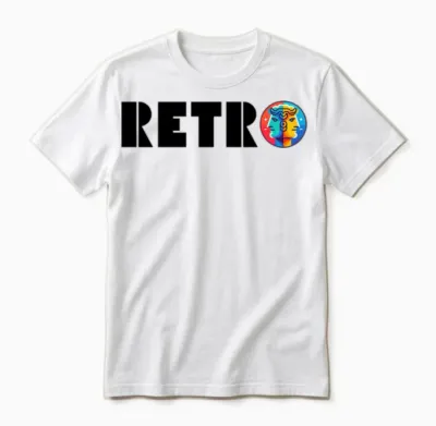 Retro Janus Unisex T-Shirt - White