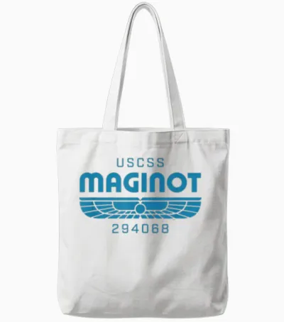 Alien: Earth Fx Series Uscss Maginot Logo Official Tote Bags - White